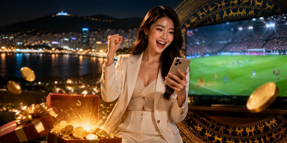 Người dùng đăng ký tài khoản và nhận thưởng tại Quy Nhơn buổi tối